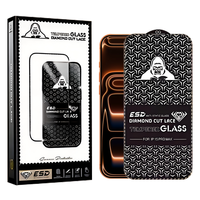 Protection d'écran en verre trempé King Kong Diamond antistatique, anti-éclats, anti-traces de doigts et anti-rayures pour iPhone 17 Pro Max