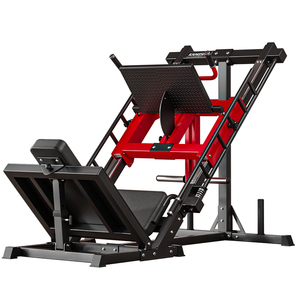 <span class=keywords><strong>Appareil</strong></span> d'entraînement des <span class=keywords><strong>jambes</strong></span> multifonctionnel, pédale inversée et hack squat tout-en-un, machine de fitness à domicile - Product Image 1