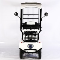 Scooter électrique LEO deux places avec batterie au plomb-acide 60V, certifié CE, autonomie 30km, vitesse 30km/h, nouveau chargeur intelligent, idéal pour le golf