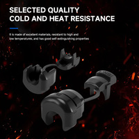 Attaches de câble en nylon ignifuge anti-tension pour cordons d'alimentation, fixation de câbles, résistantes à la traction, taille 6N-4
