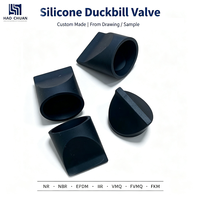 Valve anti-retour en silicone sur mesure, type bec de canard, haute température, résistante à la déchirure, pour équipements industriels généraux