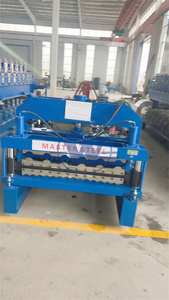 Máquina Formadora de Tejas de Acero de Doble Capa de Buena Calidad con Control PLC y Componentes Centrales de Rodamientos/Motores - Product Image 2