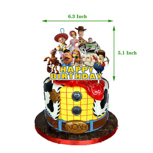 Garçon dessin animé jouet histoire Latex ballon Kit joyeux <span class=keywords><strong>anniversaire</strong></span> bannière fête <span class=keywords><strong>d</strong></span>écoration gâteau Topper enfants garçon héros jouet Globos K0176 - Product Image 3