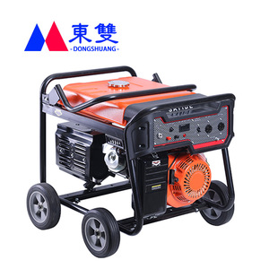 Dongshuang Durable <b>Gasoline</b> <b>Generator</b> 2/5/10KW Single Phase 220V 380V 50Hz Air-Cooled Engine Outdoor Household Construction Use - Product Image 2