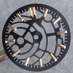 28.5mm Squelette Cadran <span class=keywords><strong>Montre</strong></span> Style Classique Étanche En Acier Inoxydable NH70 NH72 <span class=keywords><strong>Calibre</strong></span> pour <span class=keywords><strong>Montre</strong></span> Classique - Product Image 5