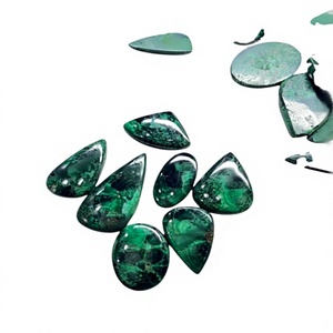 Piedra Preciosa de Malaquita Verde Natural - Piedras Sueltas de Alta Calidad en Todas las Formas para Joyería, Marca FAIJAN GEMS, Rajasthan - Product Image 1