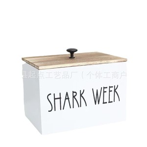 Solid Wood Storage Box With Lid Rectangular Bathroom Organizer For Feminine Hygiene Products Desktop Decorative Box - Product Image 4