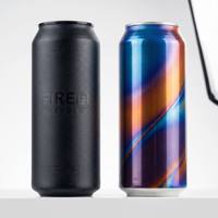 Canette en aluminium mince vide de 250 ml avec couvercles, logo personnalisé imprimé pour boisson énergisante, café infusé à froid, eau gazeuse, usine OEM