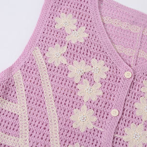 <span class=keywords><strong>Gilet</strong></span> pull <span class=keywords><strong>pour</strong></span> femmes <span class=keywords><strong>au</strong></span> <span class=keywords><strong>crochet</strong></span> personnalisé tricots décontractés longue frange de <span class=keywords><strong>gilet</strong></span> <span class=keywords><strong>au</strong></span> <span class=keywords><strong>Crochet</strong></span> - Product Image 4