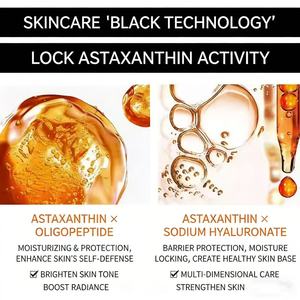 OEM Custom Processing Vitamin C &amp; Astaxanthin Serum - Hyaluronic Acid Hydrating for Dull <strong>Skin</strong> Soothing Anti-Wrinkle &amp; Firming - Product Image 2