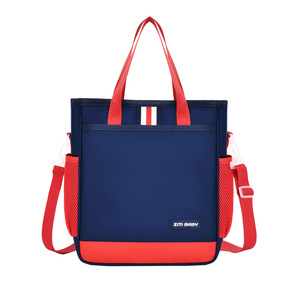 Student Tote Bag Large Capacity For Grades 1-6-9 School Use Unisex Red Royal Blue Pink Solid Color L Size - Product Image 2