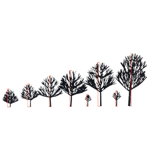 Matériel de paysage miniature <span class=keywords><strong>Mogu</strong></span> : Arbre fruitier, scène de parc, production de troncs finis, artisanat - Product Image 2