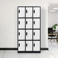 Casiers de gym modernes en acier durable à 12 portes avec fonctions réglables Hengli HL-LQ581 pour la maison, le bureau, l'école et l'hôpital