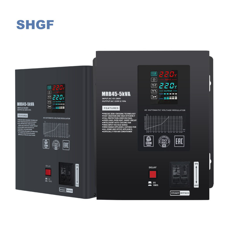 #Arrived <strong>Input</strong> 45-<strong>280V</strong> 10KW Single Phase 220V AC Automatic Low <strong>Voltage</strong> <strong>Regulators</strong> Hanging Wall-mounted Relay Stabilizer AVR