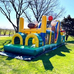 <b>Large</b> outdoor kids bounce house commercial jumping castle <b>inflatable</b> soccer obstacle course for adults - Product Image 1