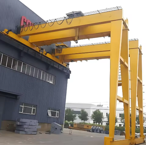 Hot Selling Heavy Duty 32 Tonnen 50 Tonnen Hub kapazität Doppelbalken-Halb portalkran für den Außenbereich - Product Image 5