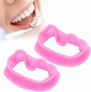 Écarteur de joue en silicone à <span class=keywords><strong>clipser</strong></span> pour le blanchiment des dents, ouvre-bouche flexible avec protège-langue et clips amovibles - Product Image 2