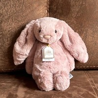Peluche Lapin Doux Jc, Pile Courte, Rose Beige, 31 à 50 cm, Poupée Kawaii Cuddly pour Adolescentes et Filles, Cadeau