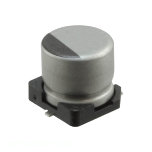 ตัวแทนจำหน่ายอย่างเป็นทางการ ตัวเก็บประจุแบบติดบนพื้นผิว UUT1A470MCL1GS 47 uF CAP ALUM 47UF 20% 10V SMD Capacitor - Product Image 1