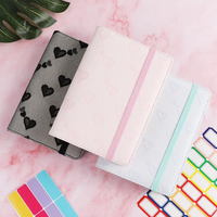 2024 forme de coeur A6 budget liant cuir Journal liant couverture rigide classé reliure couverture