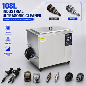<span class=keywords><strong>Limpiador</strong></span> Ultrasónico Industrial <span class=keywords><strong>de</strong></span> 108L para Taller <span class=keywords><strong>de</strong></span> Reparación <span class=keywords><strong>de</strong></span> Automóviles, Piezas <span class=keywords><strong>de</strong></span> Motor Pequeñas, Inyectores, <span class=keywords><strong>Pistones</strong></span>, Engranajes, Limpieza <span class=keywords><strong>de</strong></span> Aceite - Product Image 1