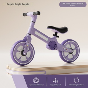 Bicicleta de Equilibrio para Niños Sin Pedales, Bicicleta de Aprendizaje para Niños Pequeños de 1 a 3 Años, Juguete Ligero Antideslizante para Montar para Niños y Niñas - Product Image 6