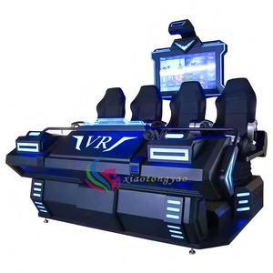 Simulateur de conduite VR 9D avec casques de jeu vidéo 3D, équipement de terrain de jeu intérieur pour une expérience moto et cinéma - Product Image 4
