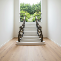 Barrières d'escalier et de balcon en fer forgé modernes et artistiques - Fabricant sur mesure avec finition peignable