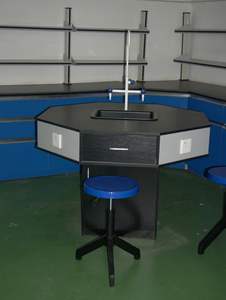 PPシンク付き八角形ラボテーブルラボ家具 - Product Image 3