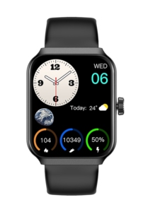 DF NX25 กีฬาบลูทูธโทรออกเครื่องติดตามการออกกำลังกายหน้าจอ TFT ขนาด 1.83 นิ้ว 240*284 อัตราการเต้นของหัวใจการตรวจจับออกซิเจน IP68 สมาร์ทวอทช์ - Product Image 5