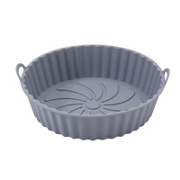 Ensemble d'accessoires pour friteuse à air chaud, pot en silicone rond et carré pliable, doublure en silicone pour friteuse à air Ninja