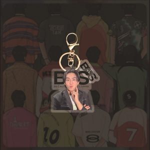 Portachiavi Kpop BUS Nuovo Album '<span class=keywords><strong>Because</strong></span> of <span class=keywords><strong>You</strong></span> I Shine', Figura dei Membri, Nome 2 Pezzi/Set, Portachiavi Dorato, Ciondolo per Borsa, Accessori per Fan, Regalo - Product Image 6