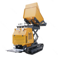 Stabiler, schnell fahrender Hochleistungs-Hydraulik-Minidumper mit Benzinmotor für den Transport in schlammigen Gebirgslandschaften