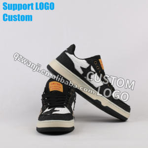 Zapatillas de deporte al por mayor moda original logotipo personalizado clásico retro cuero genuino hombres deporte baloncesto zapatos - Product Image 6