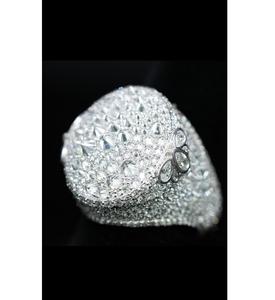 Luxury Style Moissanite Diamond <b>Ring</b> for <b>Men</b> Featuring High Brilliance <b>Stone</b> in Bold Masculine Design from India - Product Image 6