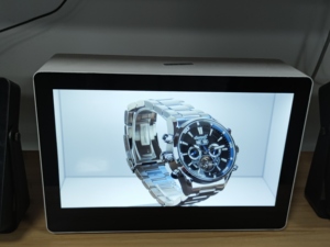 Vitrina con Pantalla LCD Transparente, Pantalla Digital para Exhibición de Joyería, Relojes y Publicidad en Comercios - Product Image 1