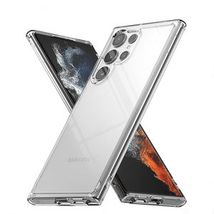 Nuova Custodia in Vetro Temperato Trasparente per Telefono, Vendita all'Ingrosso di <span class=keywords><strong>Cover</strong></span> per Cellulari <span class=keywords><strong>Samsung</strong></span> <span class=keywords><strong>S22</strong></span>, S23, S24, S25 Ultra - Product Image 1
