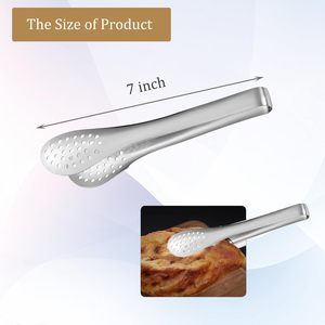 Pinzas de Cocina Resistentes al Calor con Logotipo Personalizado al por Mayor, Juego de Pinzas de Acero Inoxidable con Puntas de Goma Antiadherentes - Product Image 2