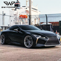 عجلات BW المصنوعة من قطعتين مقاس 5x114.3 و5x130 و5x120 بمقاسات 17 و18 و19 و20 و21 و22 بوصة، بتصميم مقعر وحافة مصقولة لسيارات لكزس LC500 وبي إم دبليو وأودي