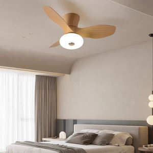 Ventilador de techo LED sólido moderno con motor AC y control remoto Color personalizado 5 años de garantía para la decoración del hogar y la sala de estar - Product Image 2