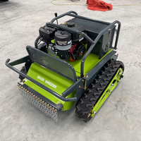 Largeur de coupe 800 mm, faucheuse à fléaux, moteur diesel Yuchai, 48 lames, faucheuse et broyeur à herbe haute efficacité, débroussailleuse forestière