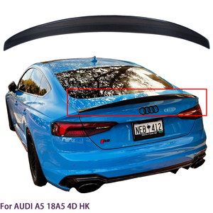 For A5 S5 RS5 B9 4Door Sportback Style Carbon Fiber Rear Spoiler Trunk Wing 2016-2025 - Product Image 1