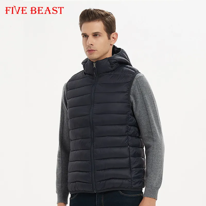 Camiseta sin mangas para hombre, ropa interior con capucha, chaleco de algodón con logotipo personalizado, chaleco de talla grande para invierno