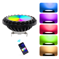 Vente en gros 9-17V basse tension éclairage paysager IP67 étanche PAR36 LED paysage RGB BT Wifi ampoule intelligente