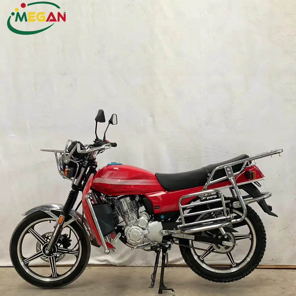 Megan Hot Sale High Speed West African 125cc 150cc Gasoline Engine Petrol Motorcycle
