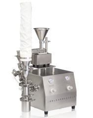 Strahl mühle zum Mahlen von Calciumcarbonat und Kieselsäure auf D90 2500mesh mit einer Kapazität von 300g pro Stunde - Product Image 4