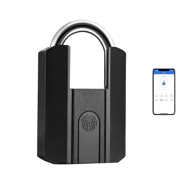 Fingerprint Padlock TTlock APP Waterproof IP65 Smart Padlock With Key for Home Cabinet Lock