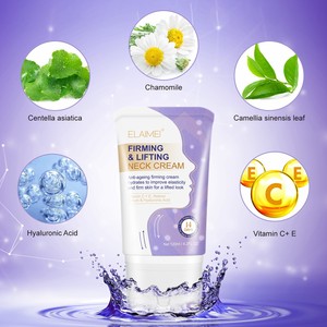 ELAIMEI Crema Facial de Cuello de Cisne en Forma de V de 120 mL, Crema de Masaje <span class=keywords><strong>Antiarrugas</strong></span>, Ácido Hialurónico, Centella, <span class=keywords><strong>Aloe</strong></span> <span class=keywords><strong>Vera</strong></span>, Hierbas PARA EL Cuidado del Cuello - Product Image 5