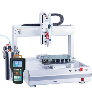 Độ chính xác cao 4 Trục Tự động đôi trạm keo máy phân phối với Mang & động cơ máy tự động - Product Image 5