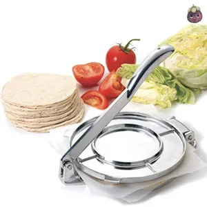 20cm Aluminium-Kuchen presse Krepp-Hand kuchen hersteller Multifunktion aler kleiner manueller Tortilla-Teig, der die Abflachung formt